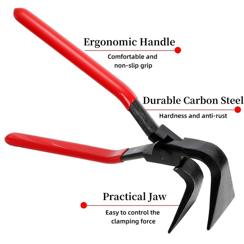 Covzoe 3 Pieces Hand Seamer Sheet Metal Tools, Metal Bending