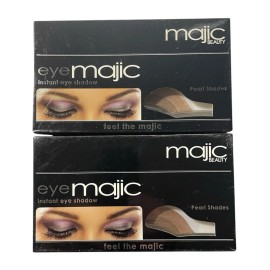 Eyeshadow Majic Beauty Eye Majic - Instant Eye Shadow - Shade 2 - 2 PACK - 10 pairs each