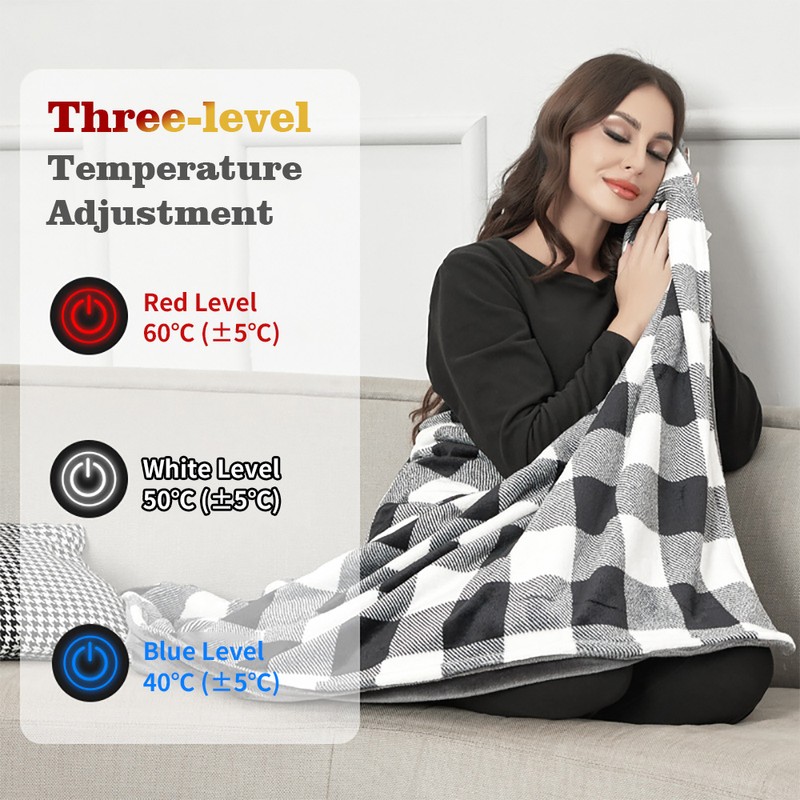 Winter Outdoor Heated Blanket Heating Insulation Shawl Electric Heating Blanket