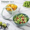 COOK WITH COLOR Mixing Bowls with Non Slip Bottom -