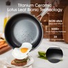 ThierryVuiton Nonstick Frying Pan Set – 8" 10" 12" Titanium