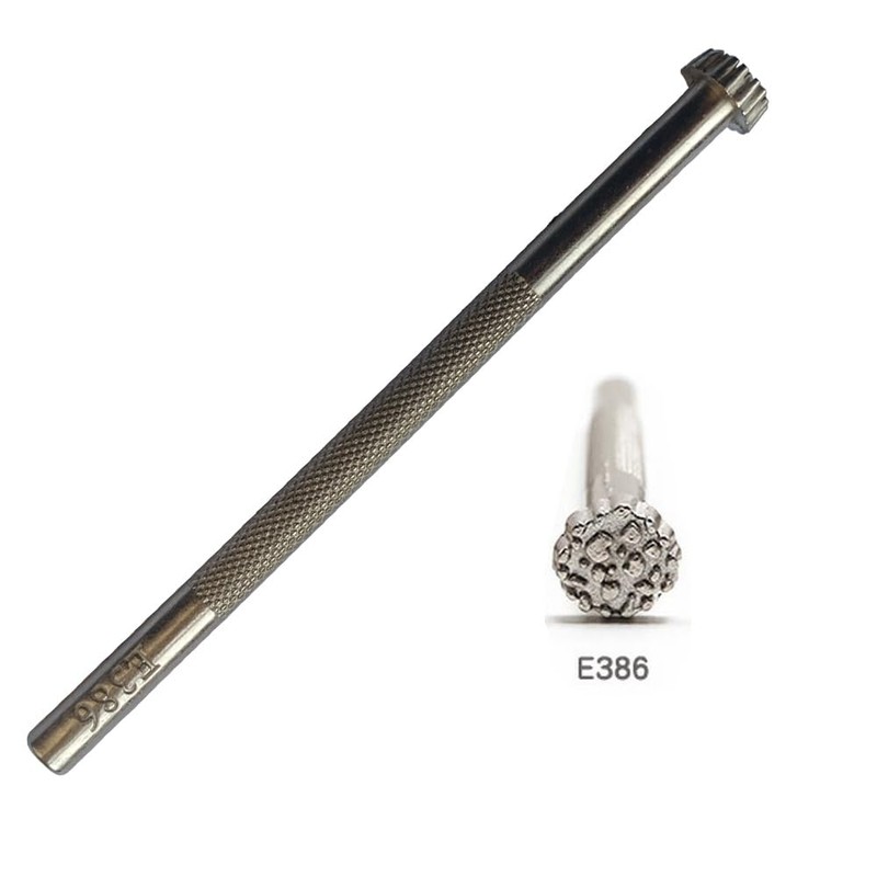 PANSHIYON Leather Stamps,Professional Leather Background Stamping Tools for Craft Working