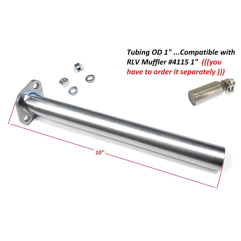 Mud motor Exhaust Header pipe for Predator 79cc from Harbor