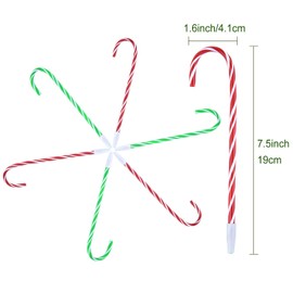 Coopay 48 Pieces Candy Cane Pens Christmas Pens with Black Ink for Christmas Holiday New Years Home Decor Party Gift, 7.5 Inch