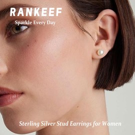 RANKEEF Gold Stud Earrings for Women Hypoallergenic Stud Earrings Small Earrings Studs Gold Stud Earings