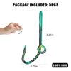 THKFISH Fish Hook Hat Clip, 5 Set Pins for Fishing