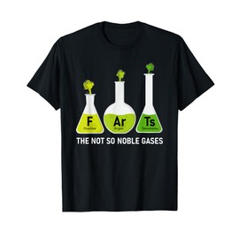 Farts The Not So Noble Gases Funny Chemistry T-Shirt