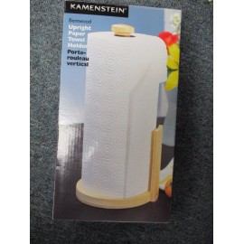 Kamenstein Perfect Tear Paper Towel Holder UPRIGHT WOODEN BENTWOOD CLOSEOUT