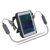 Digital Thermometer Dual Probe Meat Temperature Meter Tester Timer Alarm