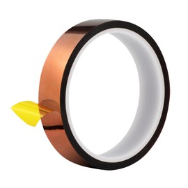 Heat Resistant Tape in High Temperature,Thermal Heatproof Tape with Kap-Ton Tape,Heat Tape for Soldering 3d Printer Sublimation Heat Transfer Tape and Masking and Soldering