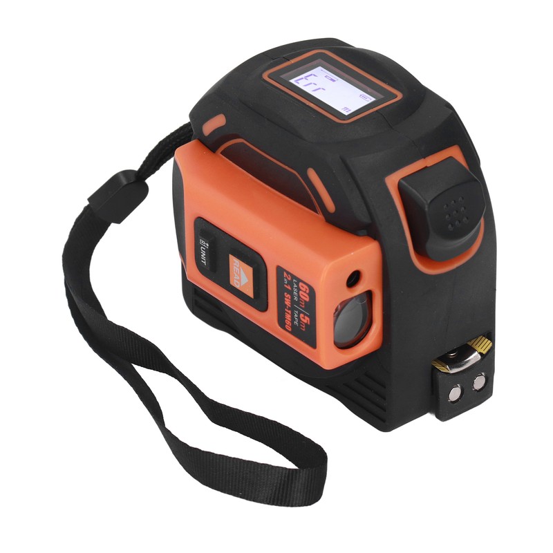Laser Tape Measure 2 in 1 Digital Measurement Tool Distance