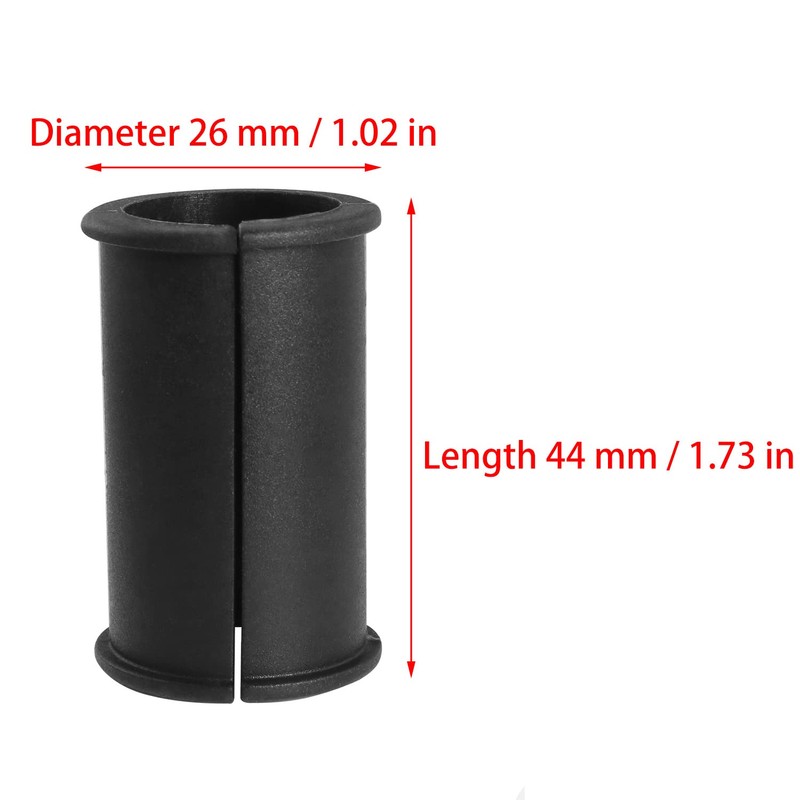 LUORNG 2PCS Microphone Shock Mount Rubber Spacer Tube Washer for