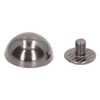 100 Sets Mushroom Rivets Round Head 10mm Electroplating Semicircle Alloy