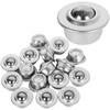 16PCS 5/8 Inch Roller Ball Transfer Bearing, Ball Bearing Rollers,