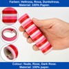 Streamers Set for Decoration, Pink/Red Design, Made of Paper, 5