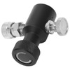G1/2-14 CO2 Refill Adapter Connector Black Soda ASA Release Valve