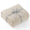 Bedsure Super Soft Knit Throw Blanket - Warm Cozy Reversible