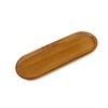VSUINGO Small Wooden Oval Tray (11.3 x 4.1 inch), Mini