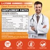 VAJYKEWJY L-Lysine Gummies 1000 mg for Immune Support, Delicious Orange