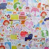 hanairo Flake Seals, Bulk Set of 100, Notebook, Diary, Album,