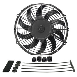Derale 16110 10" Diameter H.O. Extreme Electric Fan , Black