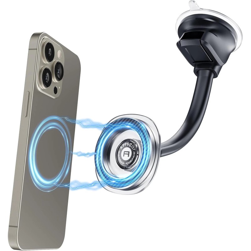 For MagSafe Car Mount Magnetic Phone Holder For iPhone 15