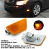 CNPAPC 2-Pieces For Chevy Cruze Front Bumper Park Signal Side