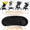 volumoon Universal Pram Tray with Drink Holder, Adjustable Snack Tray