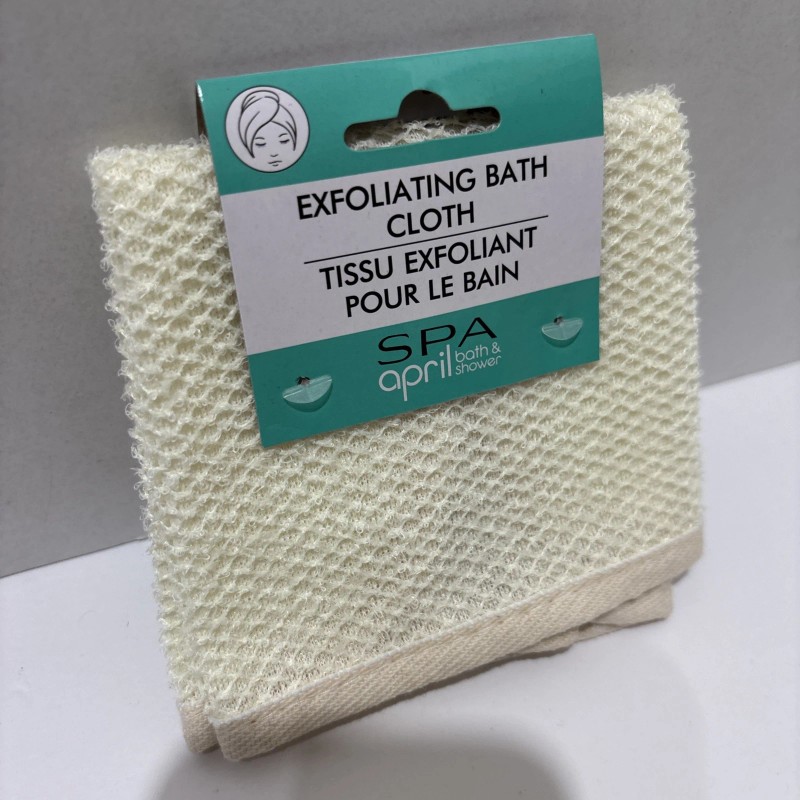 SpaOfficial April Bath & Shower Exfoliating Washcloth Cream Scrub Spa