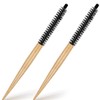 Zeayebsr Pack of 2 Mini Round Hair Brush Small Round