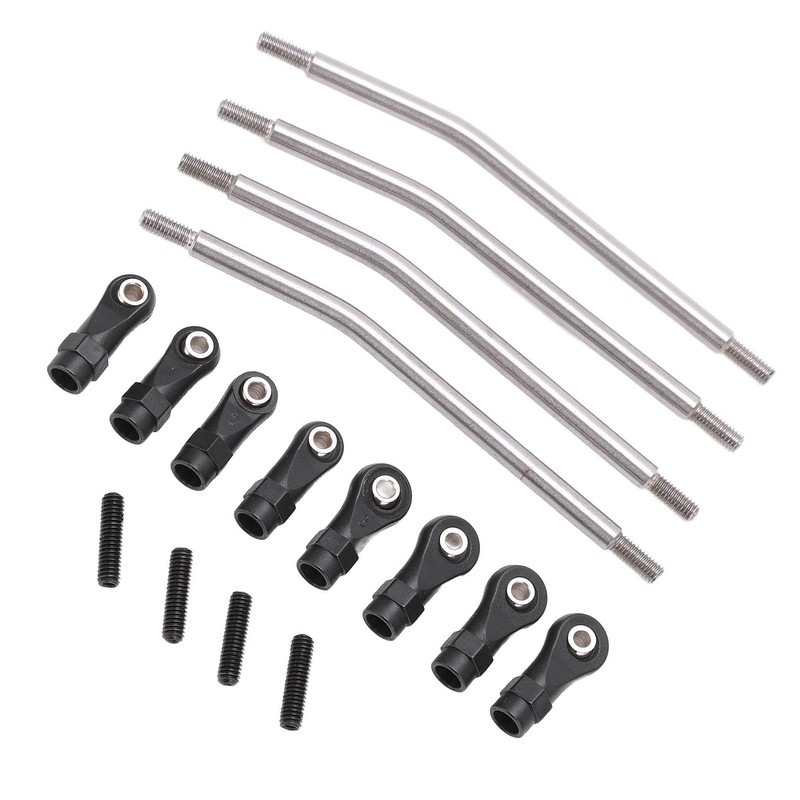 RC Metal Rear Trailing Arms with Suspension Linkage Link Rod