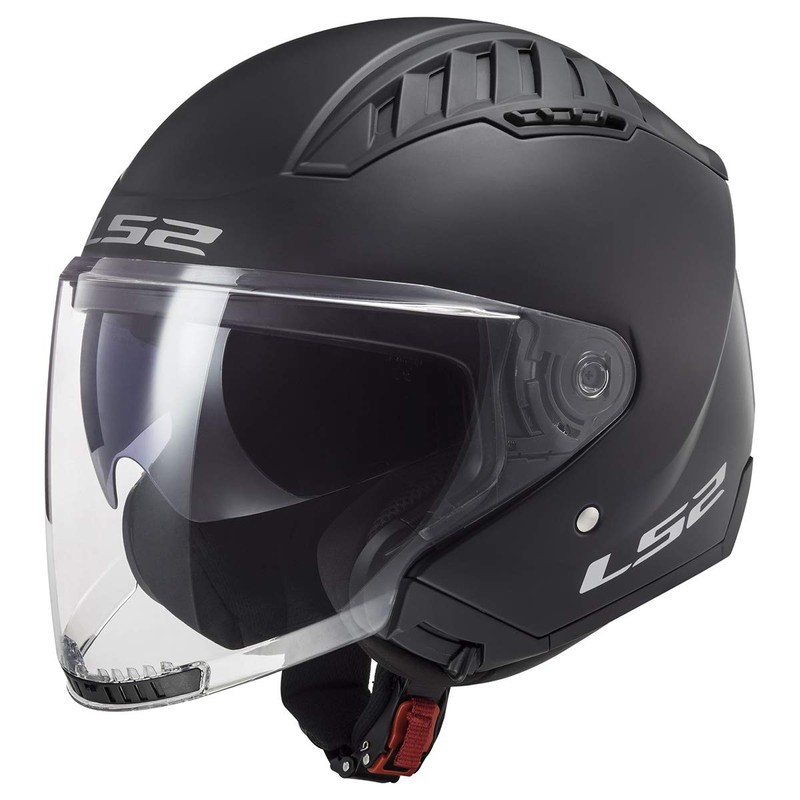 LS2 Helmets Copter Open Face Helmet (Matte Black - Small)