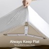 COYUN Pack of 4 Bed Sheet Tensioners, Bed Sheet Clips,