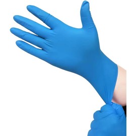 Heavy Duty 5 Gram Strong Disposable Blue Nitrile Examination Gloves Medical- Food – Mechanical – Industrial - Hair & Beauty – Janitorial - Latex Free, Powder free (Small)