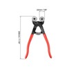 QWORK Heavy Duty Glass Tile Nippers - 8 Inch Wheeled