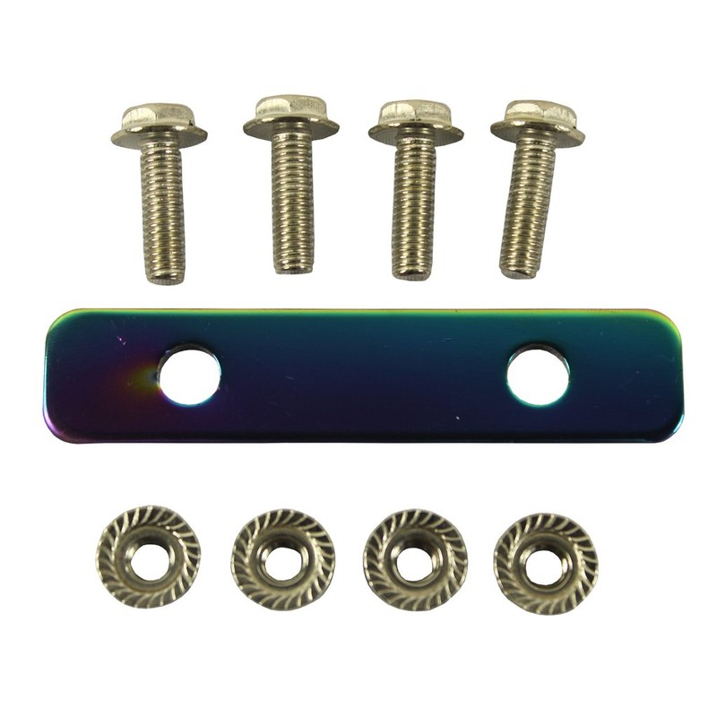 JDMSPEED Universal Neo Chrome Front Bumper License Plate Mount Bracket