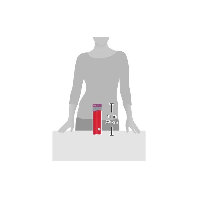 Annie Soft Twist Rollers, Red, 6 Count