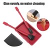 4pcs/set Woodworking Glue Brush Tool Kit Silicone Brush Durable Wood