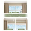 ALLZONE Tension Curtain Rod for Windows,123 to 160 Inch, Heavy