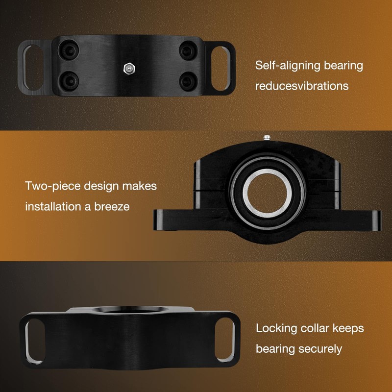 Driveshaft Carrier Bearing Kit Compatible with Polaris RZR S/S4/XP/900/1000 Heavy