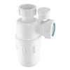 A10V 1.25-Inch Anti-Syphon Bottle Trap - White