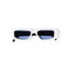 Roneyee Hexagon Sunglasses Men Women Trendy Sunglasses 90s Retro (Light
