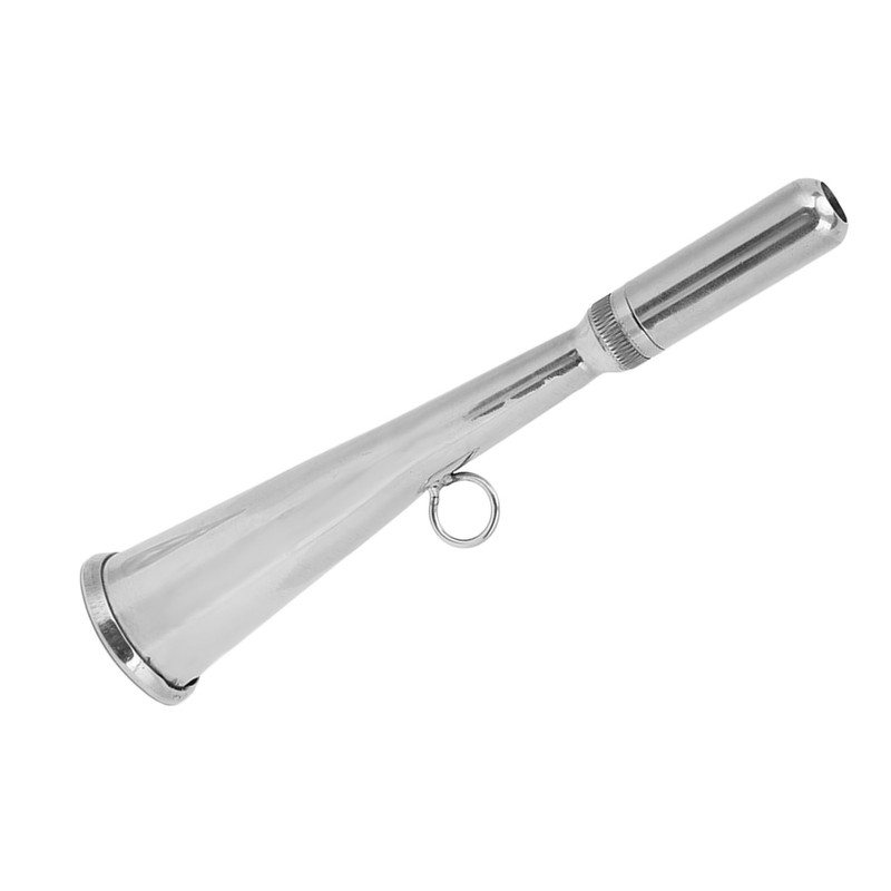 Fog Horn Removable Mouthpiece Stainless Steel Clear Sound Lightweight Portable