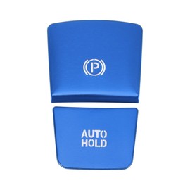 TUCKBOLD Gear Shift Electronic Handbrake Panel Button Switch Cover for Hyundai Santa Fe 2019-2021 Center Console Interior Trim Button Cap Decor Blue 1 Set