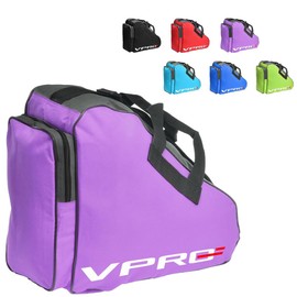 VPRO Ice Skate Bag, Inline Bag, Ice Skate Bag, Skate for Children/Adults, with Carry Strap and Zip (Pink)
