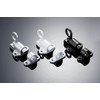 INIRET 2 Packs Self-Closing Latches，Silver Gray Spring Door Lock，Resilient Bolt
