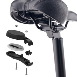 DLENP Bicycle Mount for AirTag, AirTag Bicycle Holder Hidden on Saddle for Bicycle Saddle, Anti-Theft GPS Tracker Bicycle Accessories with Theft Protection, Compatible with Mountain Bikes, Road Bikes