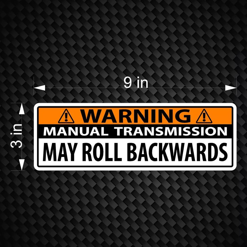 2Pack Shift Manual Transmission Decal Self Adhesive Sticker for ‌Car