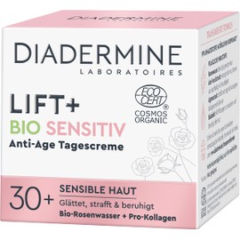 Diadermine Lift+ Bio Sensitive Anti-Age Day Cream (50 ml), Face Cream Smooths, Tightens and Soothes the Skin, Day Cream Especially for Sensitive Skin