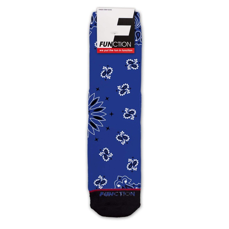 Function - Blue Bandana Fashion Socks